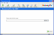 RecoveryFix for MS Backup Repair screenshot